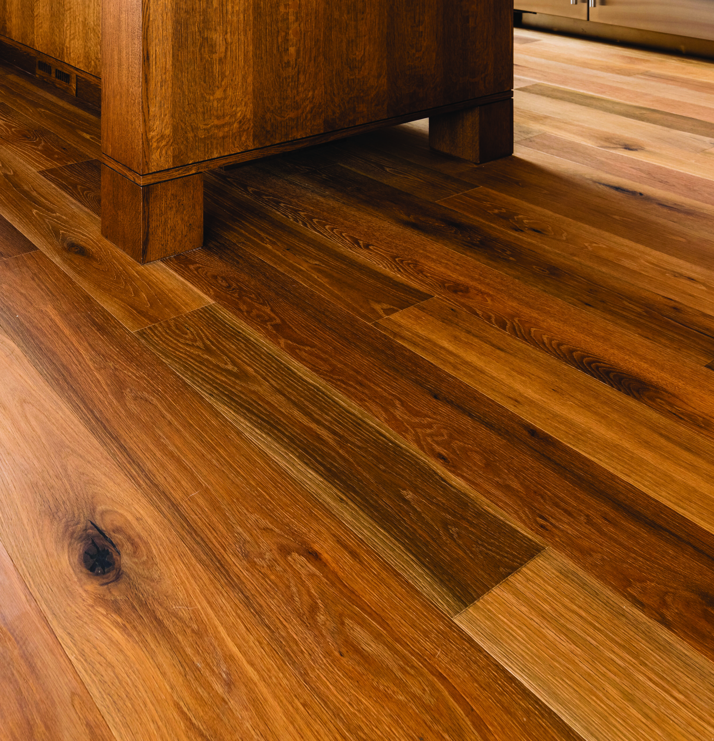 Wood flooring in home